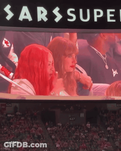 Two Women In Stands With SARS Super Screen GIF