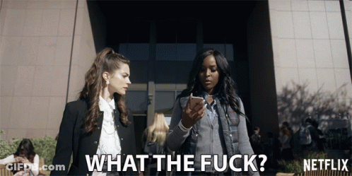 Two Women Looking At Each Other Saying You're Mostly Okay Netflix GIF