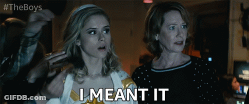 Two Women One Saying I Mean It GIF