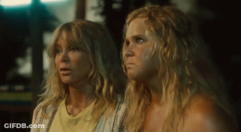 Two Women Sitting Together GIF