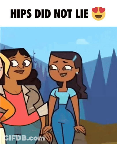 Two Women Standing Hip Did Not Lie GIF