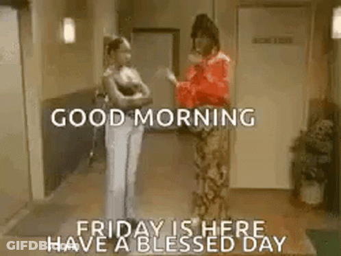 Two Women Talking In Hallway GIF