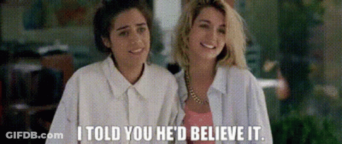 Two Women Talking GIF