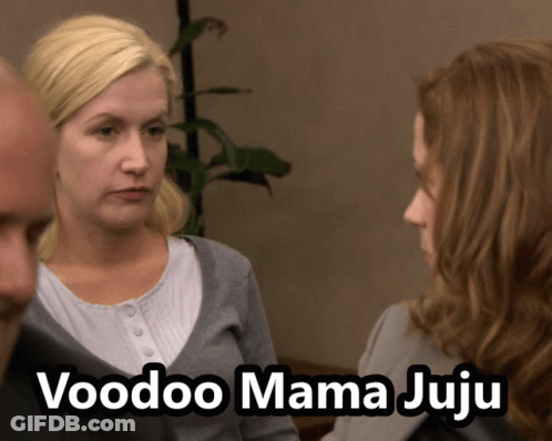 Two Women Talking Voodoo Mama Juju GIF