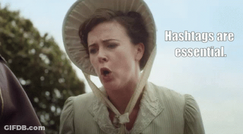 Two Women Talking You Use Hashtags Don't You GIF