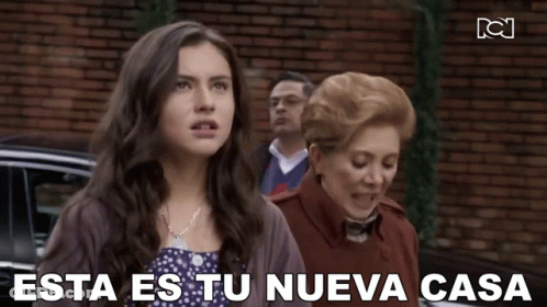 Two Women With Esta Es Tu Nueva Casa GIF