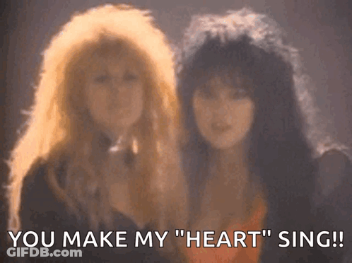 Two Women You Make My Heart Sing GIF