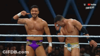 Two Wrestlers In Ring GIF