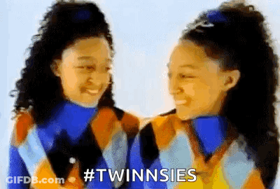 Two Young Girls Smiling GIF
