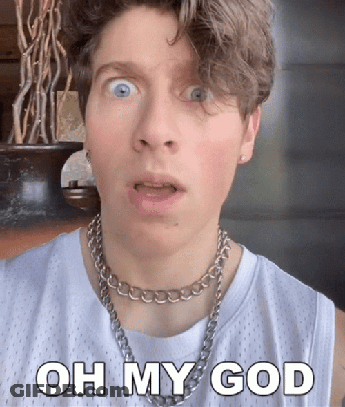 TX2 Hysterical Reaction Oh My God GIF