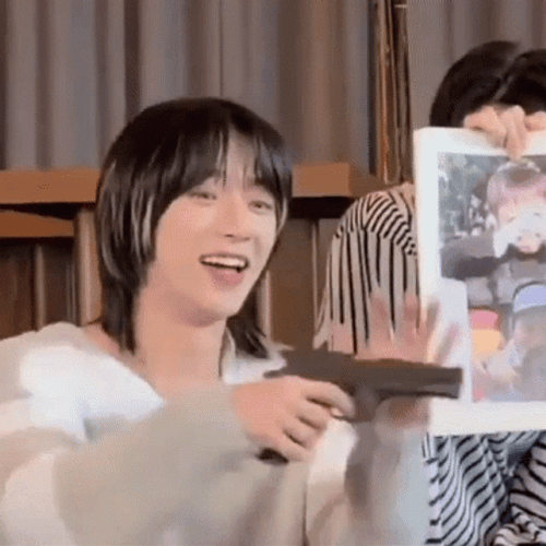 TXT Beomgyu Gun GIF