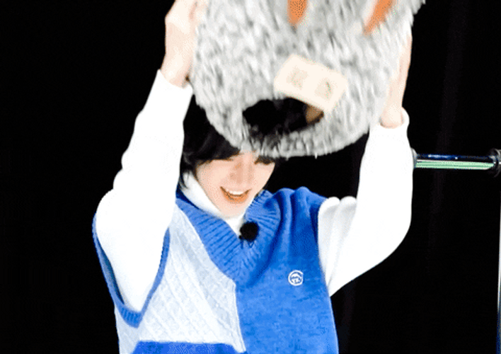 TXT Beomgyu Rabbit Mascot GIF