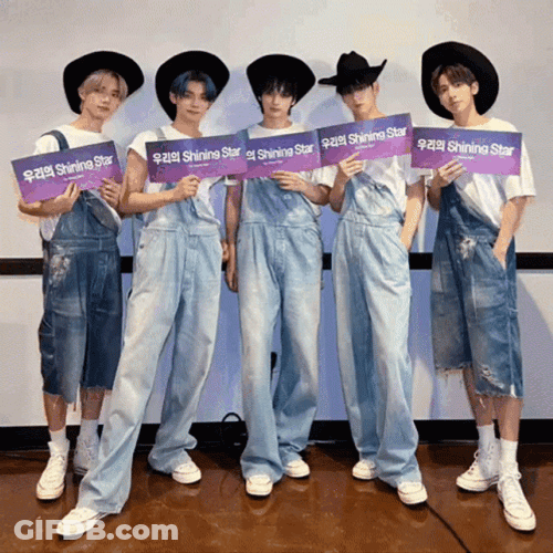 TXT Boy Band Photo Cover GIF