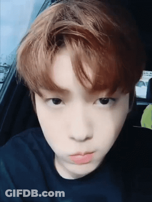 TXT Soobin Chewing Bubble Gum GIF