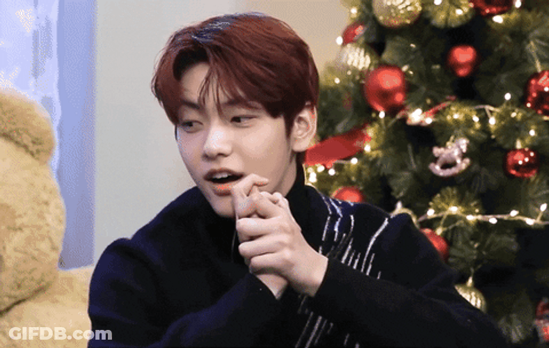 TXT Soobin Nervous Eyes GIF