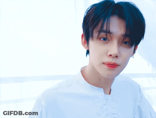 TXT Soobin Thumb Kiss GIF