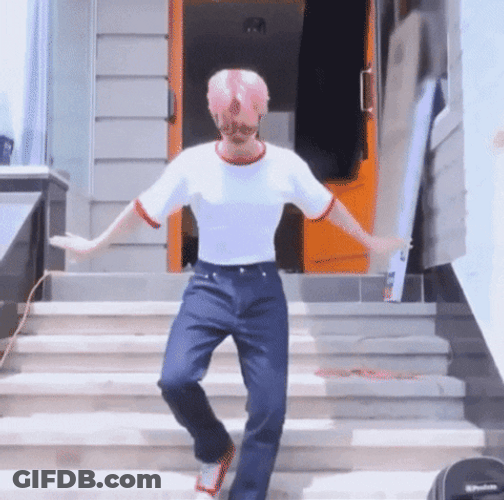 TXT Yeonjun Awkward Walk GIF