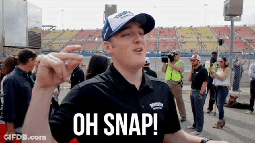 Ty Dillon Got Auto Draft Oh Snap GIF