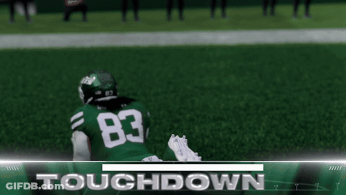 Tyler Conklin #83 Laying On Field GIF