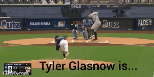 Tyler Glasnow In Baseball Game GIF