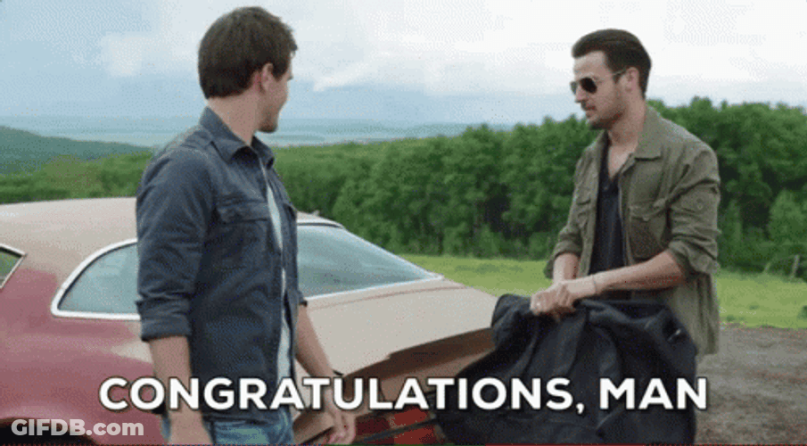Tyler Hynes Congratulations Man GIF