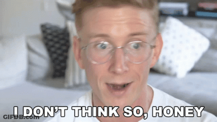 Tyler Oakley I Dont Think So GIF
