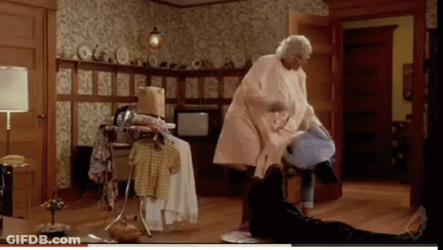 Tyler Perry As Madea Whooping Kid With Belt GIF