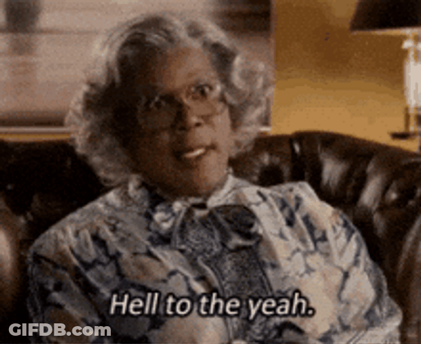 Tyler Perry Same Girl Hell Yeah GIF