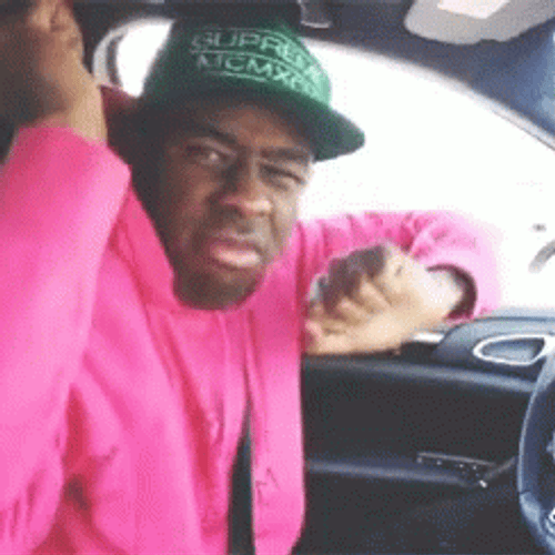 Tyler The Creator Car Dancing Excited Ahh GIF