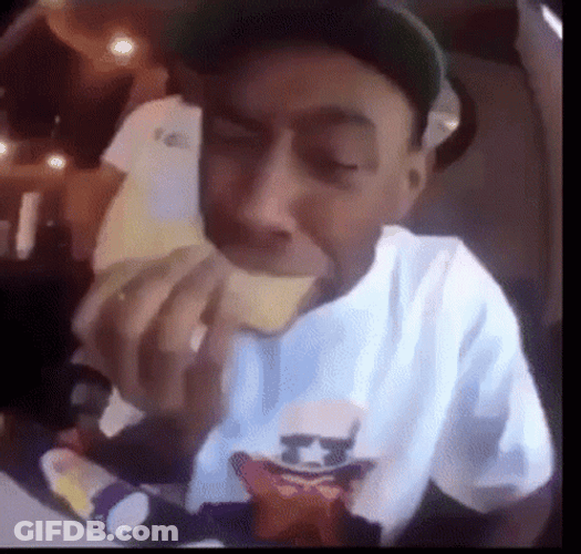 Tyler The Creator Eating Straight Mayonnaise Disgusting GIF