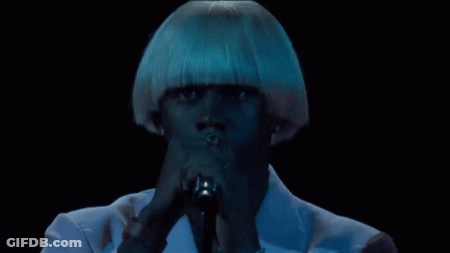 Tyler The Creator Igor Wig Magic Wand Concert GIF