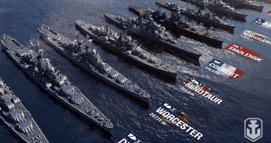 Types Of Warships GIF