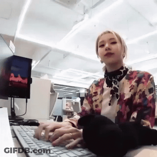 Typing Fast GIF