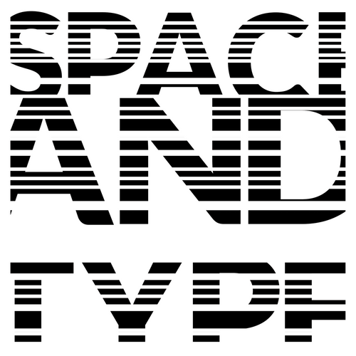 Typography Random Bars GIF
