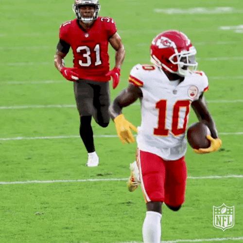 Tyreek Hill Back Flip & Kneel GIF