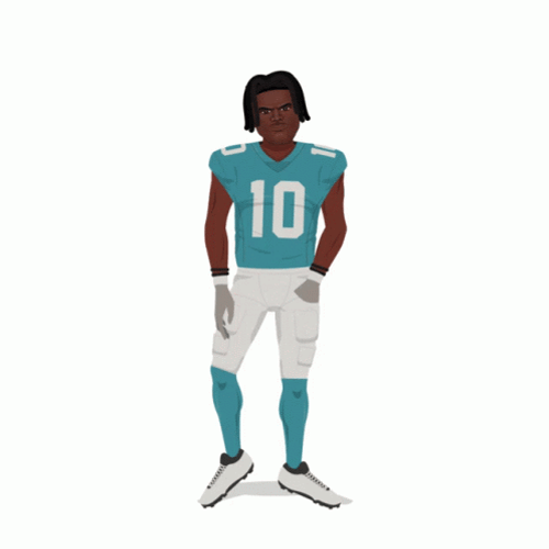 Tyreek Hill Peace Art Pose GIF