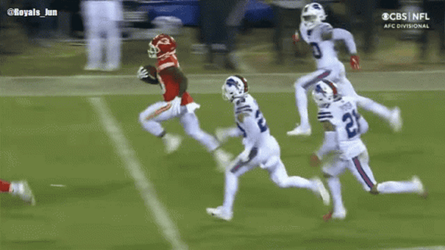 Tyreek Hill Running With Point GIF