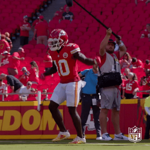 Tyreek Hill Turning Around Dance GIF