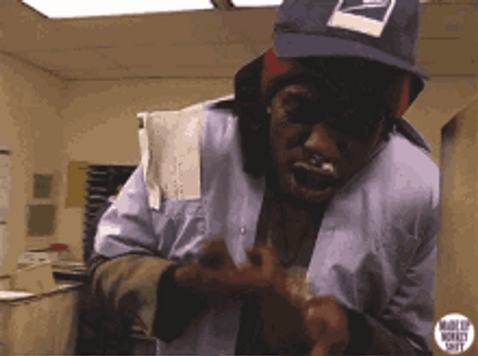 Tyrone Biggums Chappelle's Show Brushing Teeth GIF