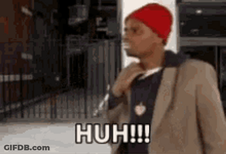 Tyrone Biggums Chappelle's Show Huh Reaction GIF