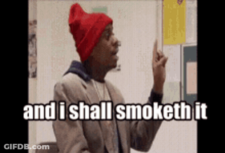 Tyrone Biggums Chappelle's Show I Shall Smoketh It GIF