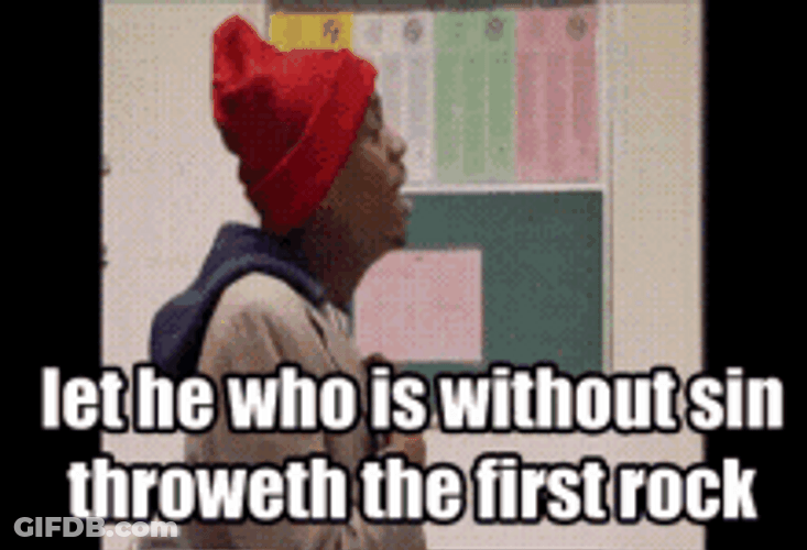 Tyrone Biggums Chappelle's Show Throw The First Rock GIF
