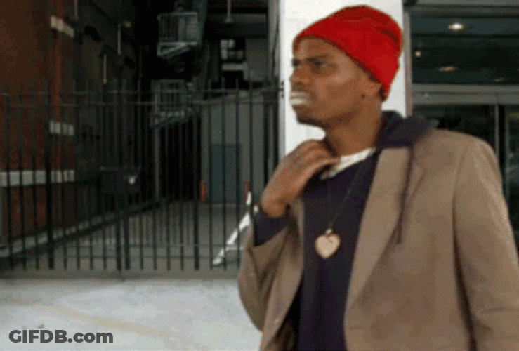 Tyrone Biggums Dave Chappelle Pale Lips Lost Face GIF