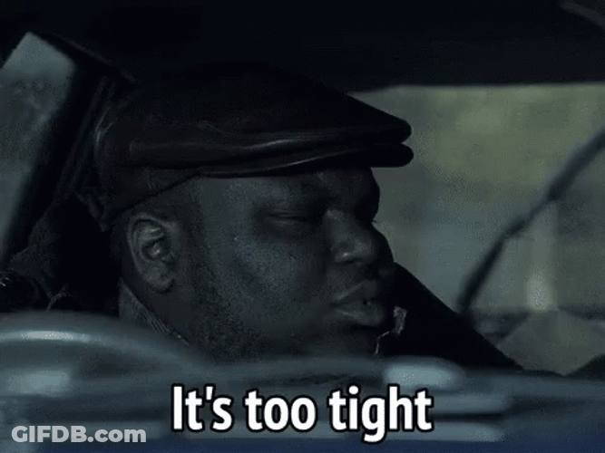 Tyrone Snatch It's Too Tight GIF