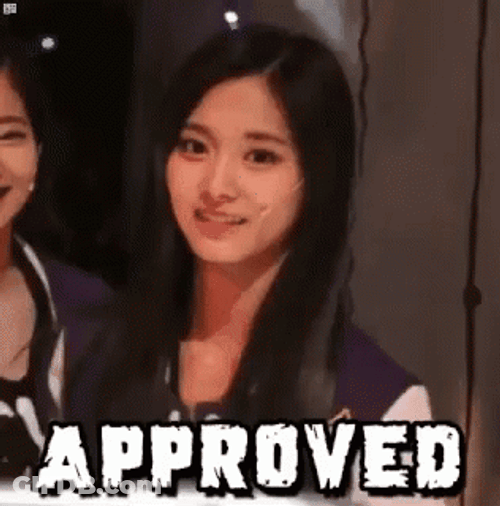 Tzuyu Thumbs Up For Approved GIF