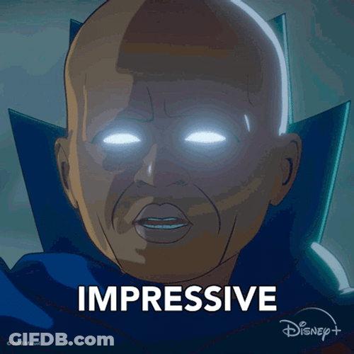 Uatu White Eyes Very Impressive GIF