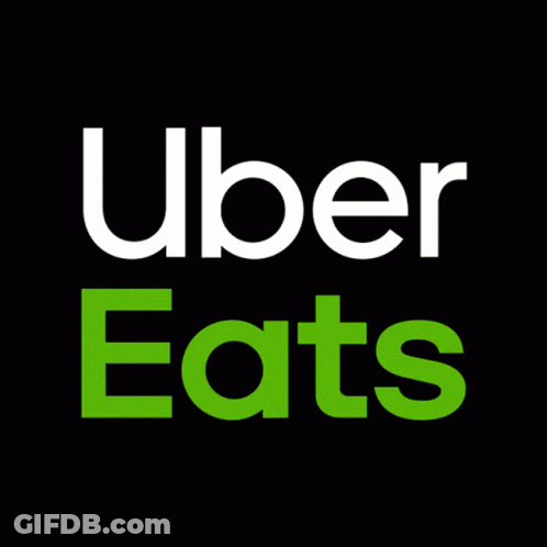 Uber Eats Logo With Green Text GIF