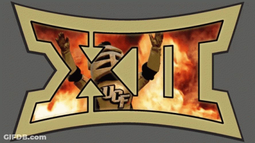 Ucf Knightro In Flame Xii GIF