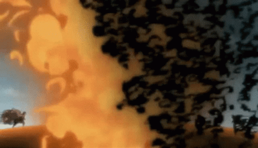 Uchiha Itachi Against Sauke Fire Release Technique Amaterasu GIF