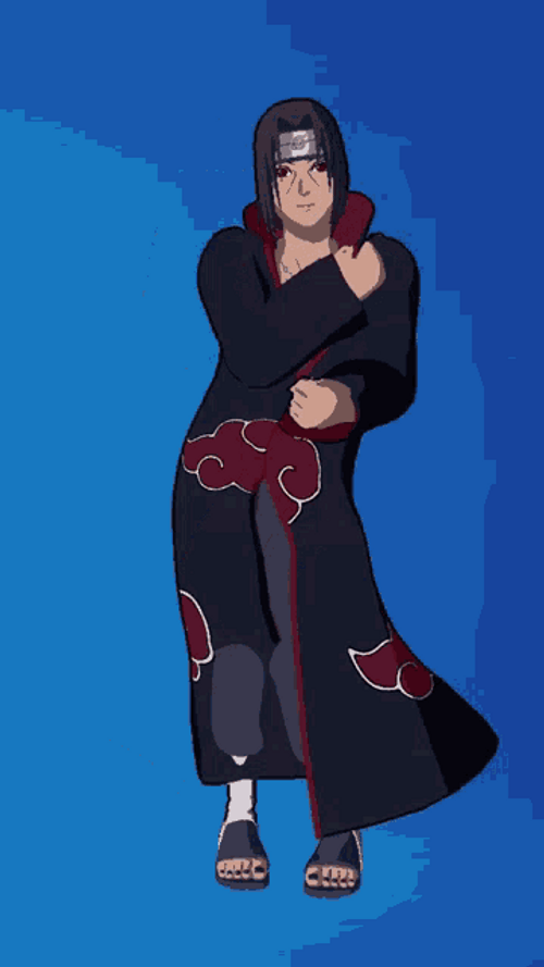 Uchiha Itachi Fortnite Dance Videogame GIF